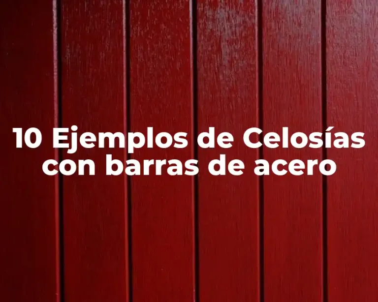 10 Ejemplos de Celosías con barras de acero