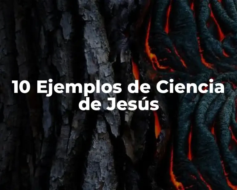 10 Ejemplos de Ciencia de Jesús