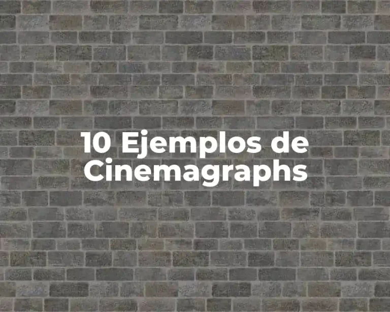 10 Ejemplos de Cinemagraphs