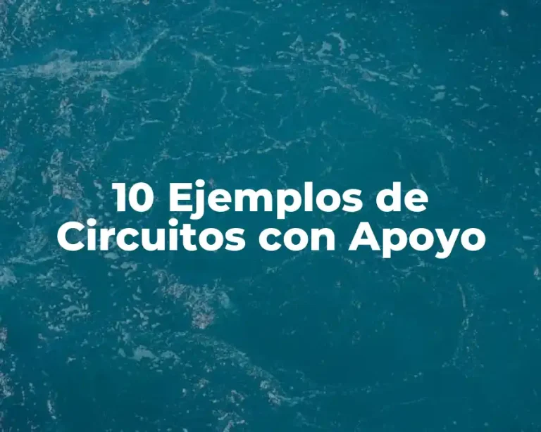 10 Ejemplos de Circuitos con Apoyo