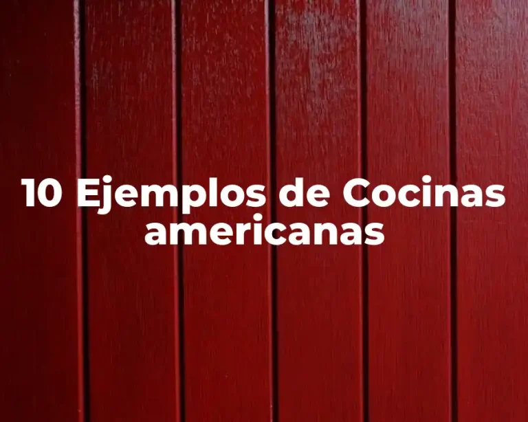 10 Ejemplos de Cocinas americanas