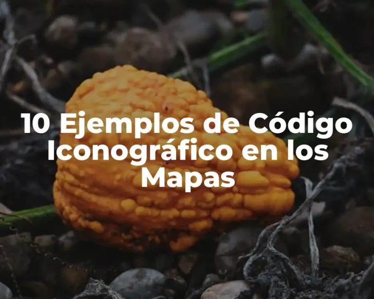 10 Ejemplos de Código Iconográfico en los Mapas