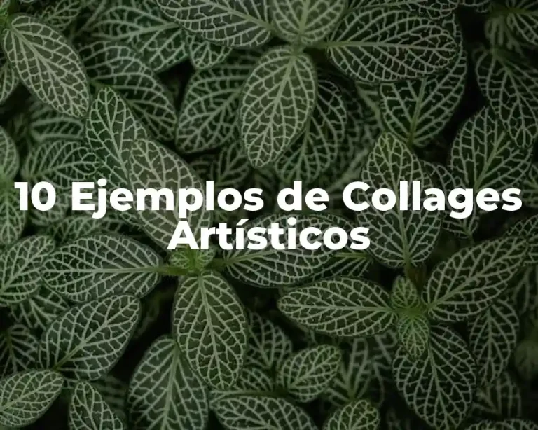10 Ejemplos de Collages Artísticos