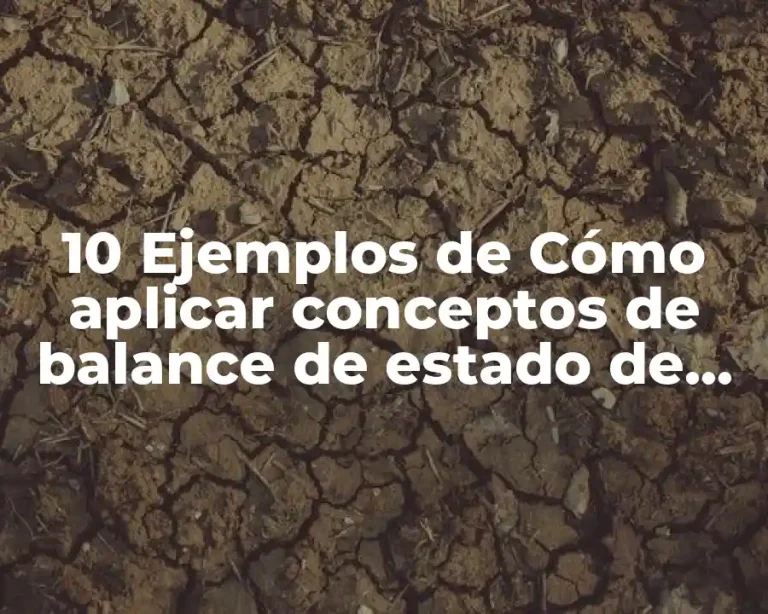 10 Ejemplos de Cómo aplicar conceptos de balance de estado de resultados en una empresa, Definición, Diferencias y para que sirve