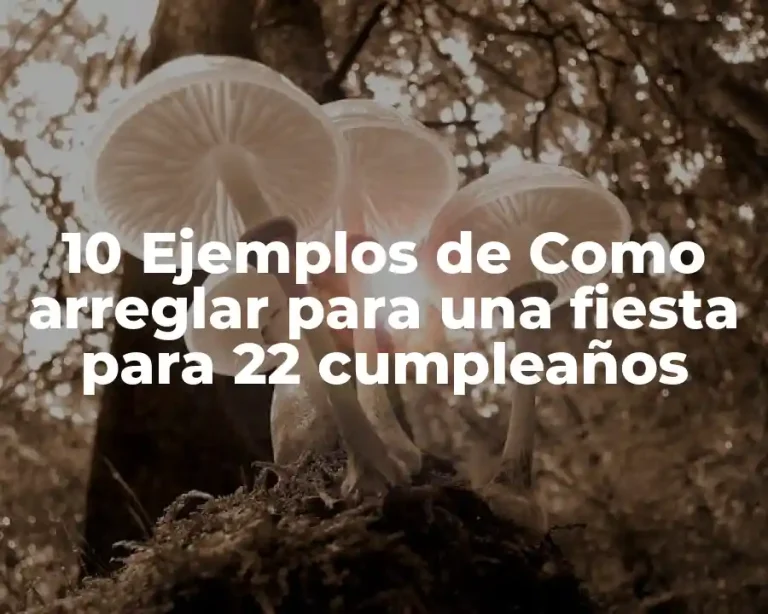 10 Ejemplos de Como arreglar para una fiesta para 22 cumpleaños