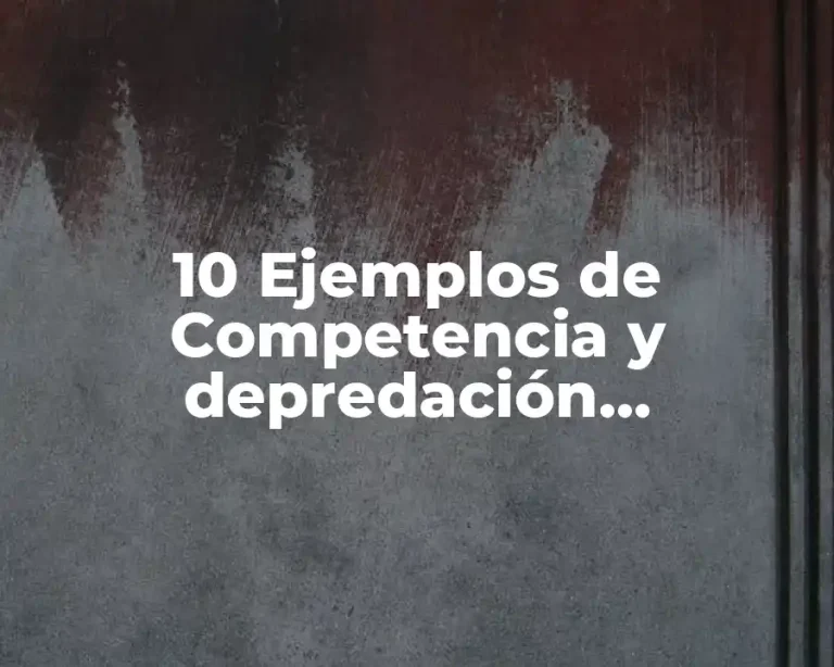 10 Ejemplos de Competencia y depredación intraespecífica