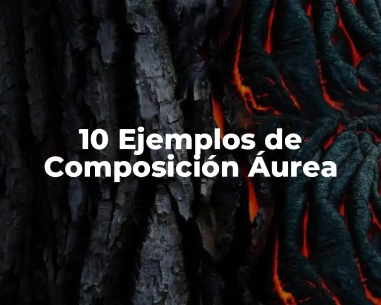 10 Ejemplos de Composición Áurea