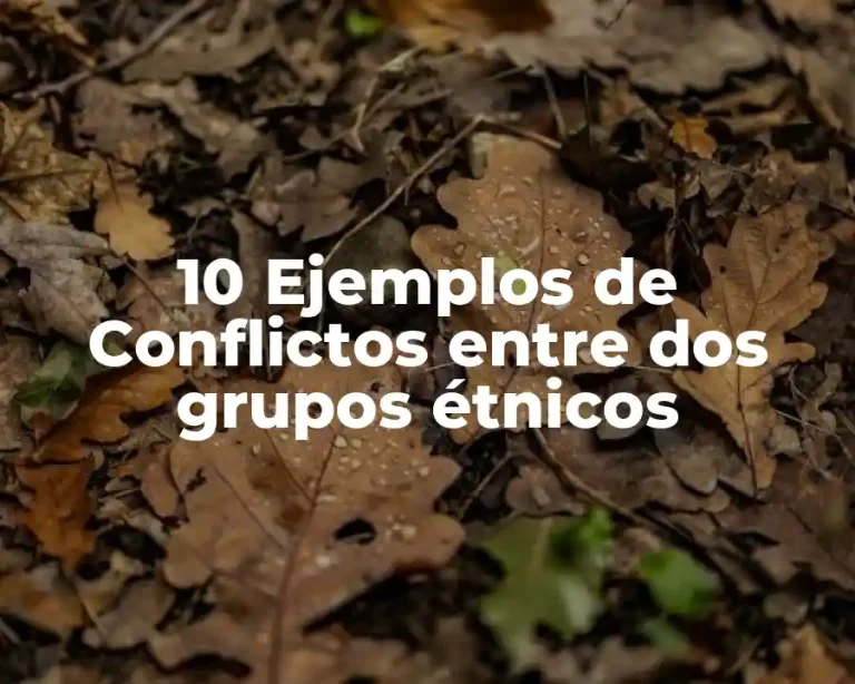 10 Ejemplos de Conflictos entre dos grupos étnicos
