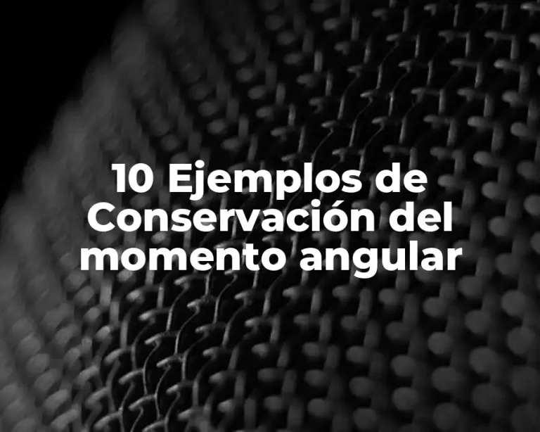 10 Ejemplos de Conservación del momento angular