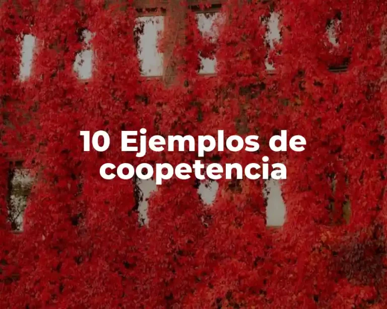 10 Ejemplos de coopetencia
