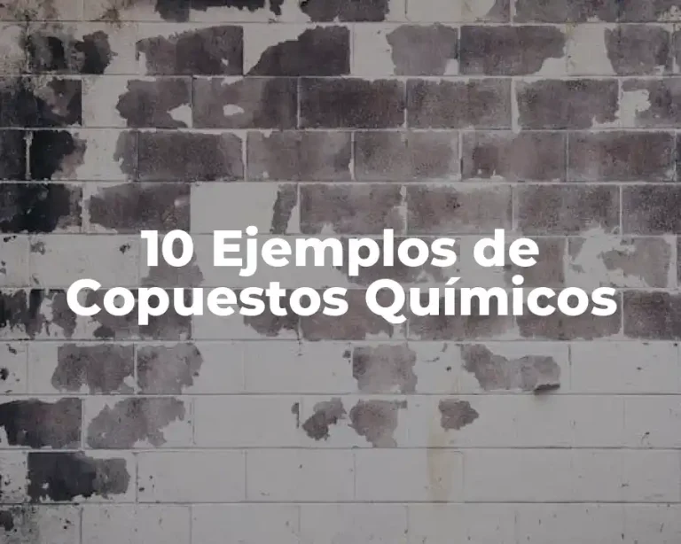 10 Ejemplos de Copuestos Químicos