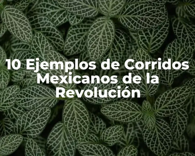 10 Ejemplos de Corridos Mexicanos de la Revolución