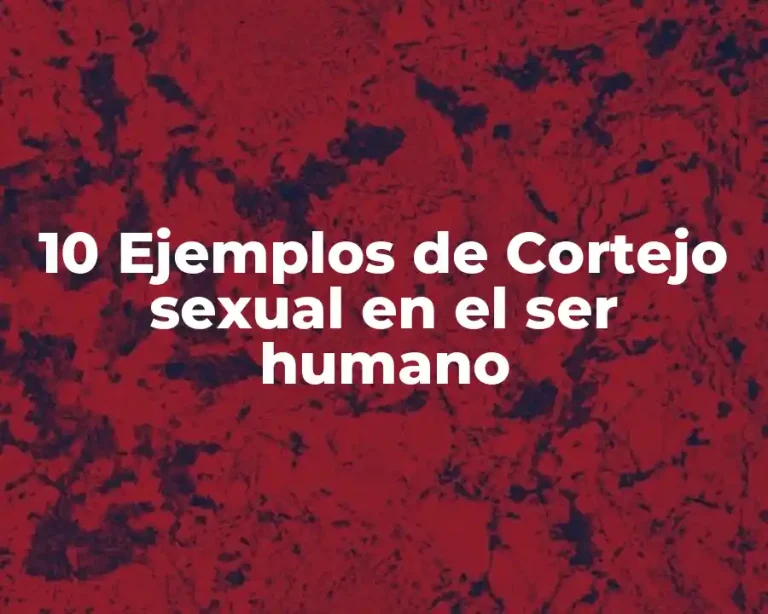 10 Ejemplos de Cortejo sexual en el ser humano