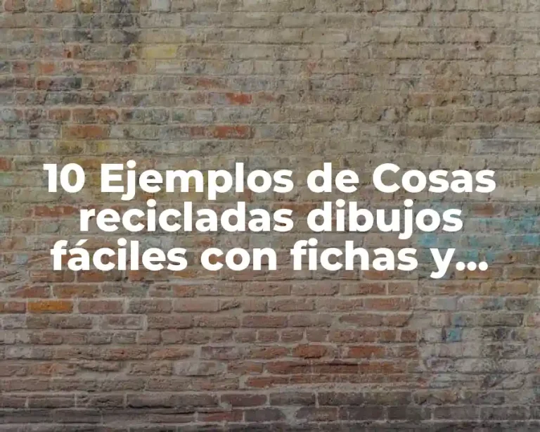 10 Ejemplos de Cosas recicladas dibujos fáciles con fichas y boteyas