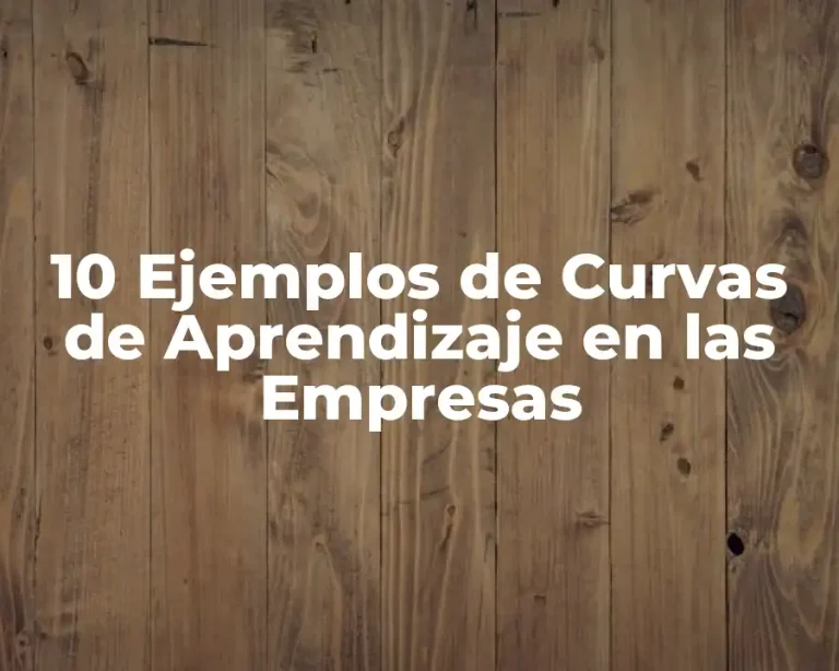10 Ejemplos de Curvas de Aprendizaje en las Empresas