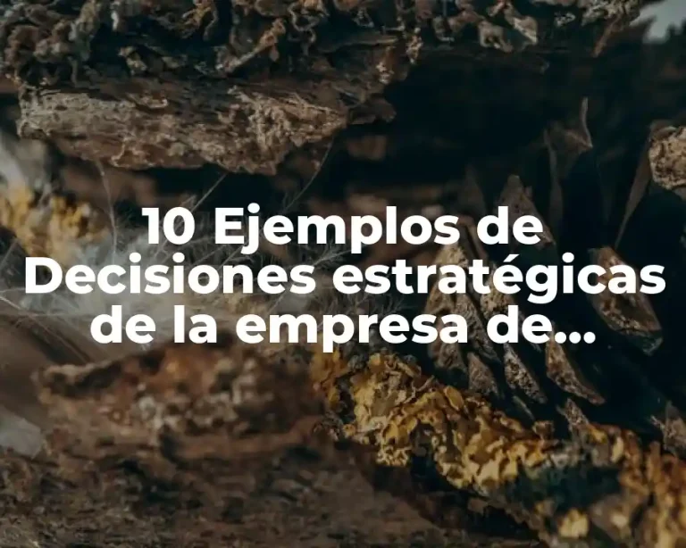 10 Ejemplos de Decisiones estratégicas de la empresa de iluminación