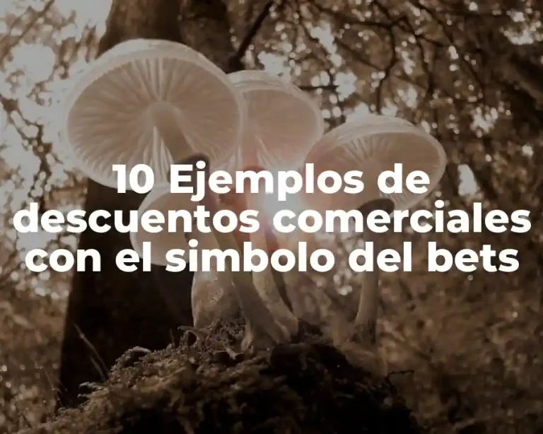 10 Ejemplos de descuentos comerciales con el simbolo del bets