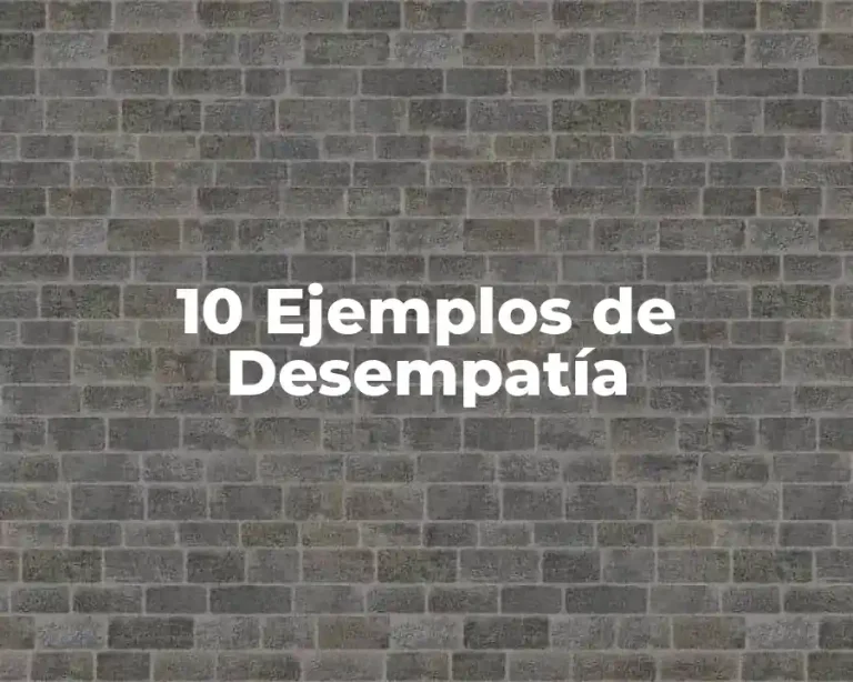 10 Ejemplos de Desempatía