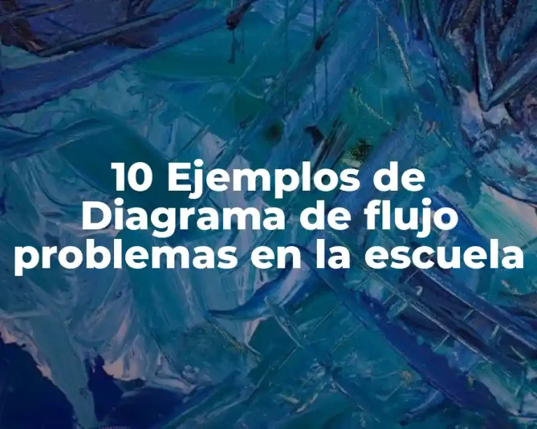 10 Ejemplos de Diagrama de flujo problemas en la escuela