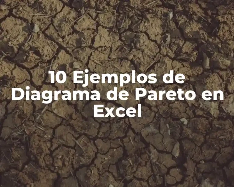 10 Ejemplos de Diagrama de Pareto en Excel
