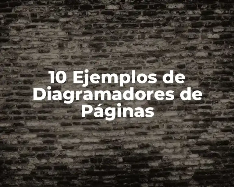 10 Ejemplos de Diagramadores de Páginas