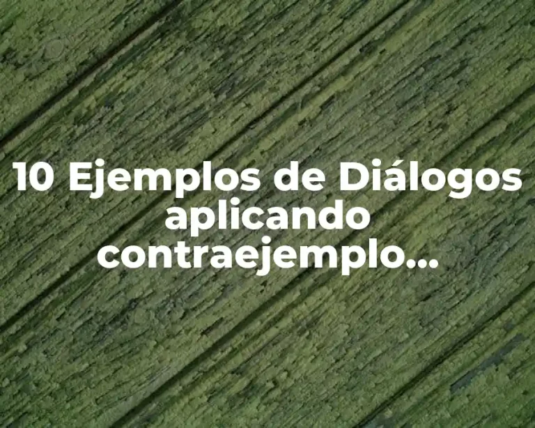 10 Ejemplos de Diálogos aplicando contraejemplo, hipótesis e inferencia