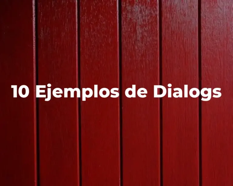 10 Ejemplos de Dialogs