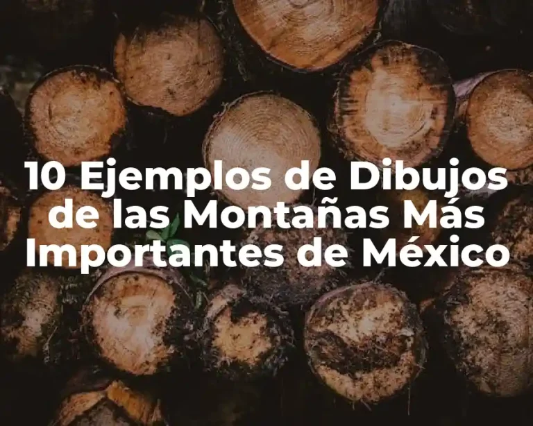 10 Ejemplos de Dibujos de las Montañas Más Importantes de México