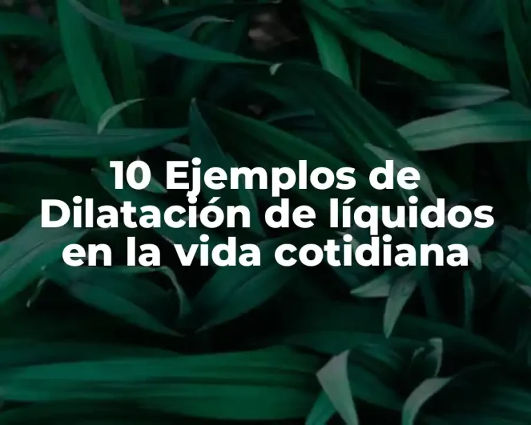 10 Ejemplos de Dilatación de líquidos en la vida cotidiana