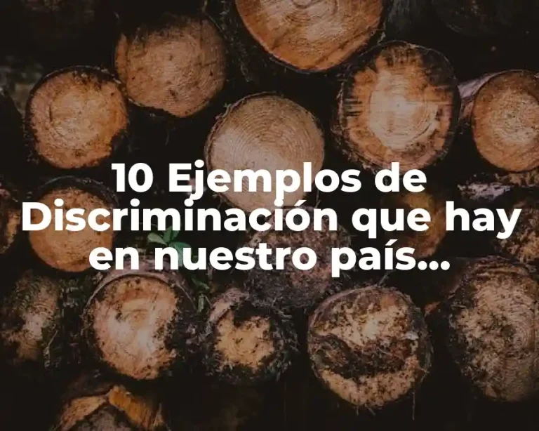 10 Ejemplos de Discriminación que hay en nuestro país actualmente