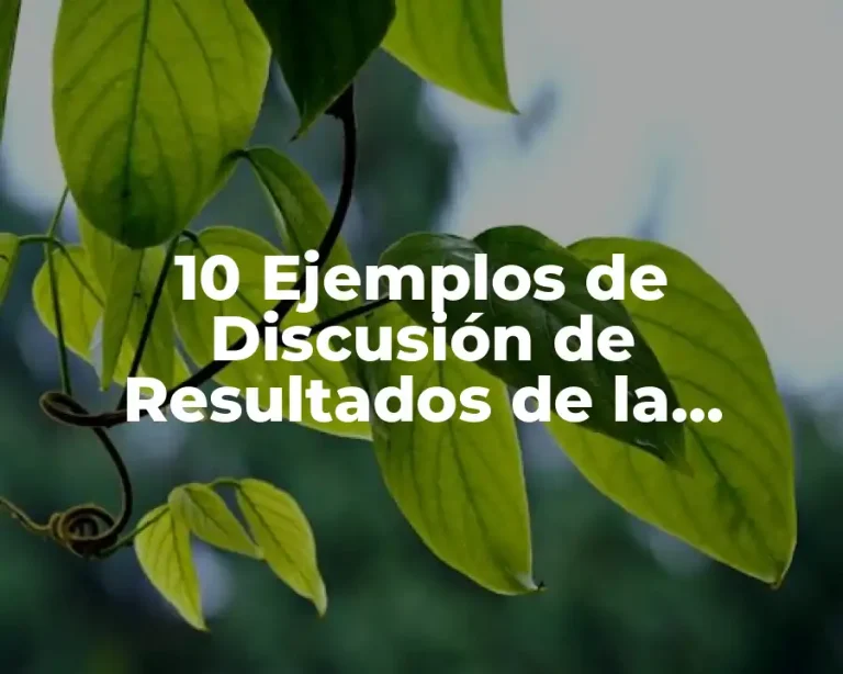 10 Ejemplos de Discusión de Resultados de la Ergonomía de Smartphones