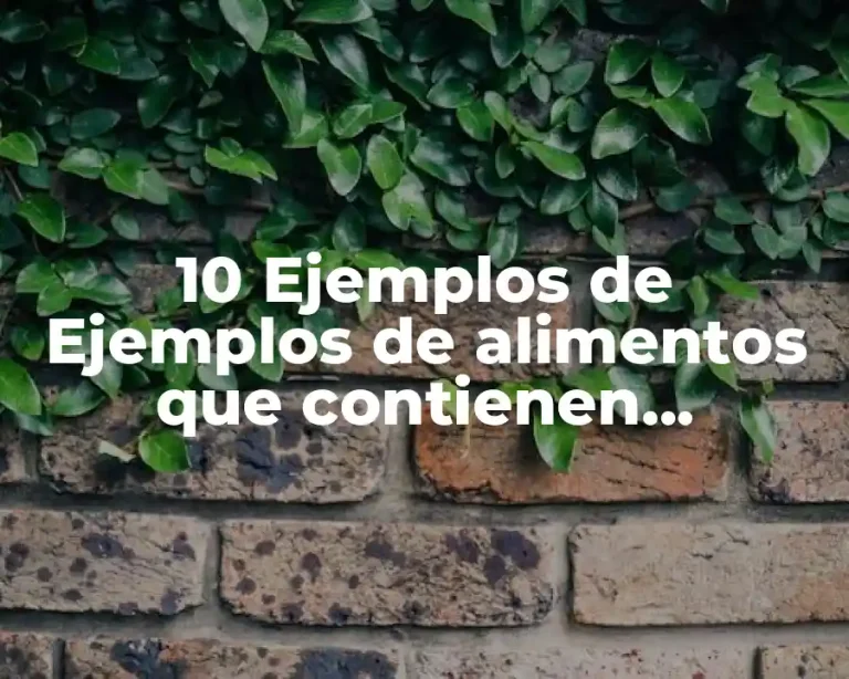 10 Ejemplos de Ejemplos de alimentos que contienen aminoácidos aromáticos