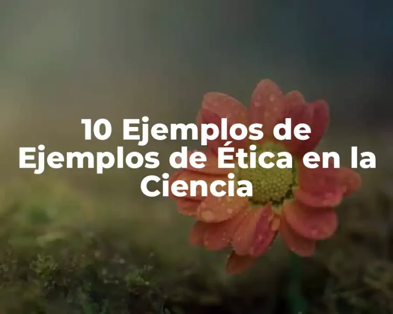 10 Ejemplos de Ejemplos de Ética en la Ciencia