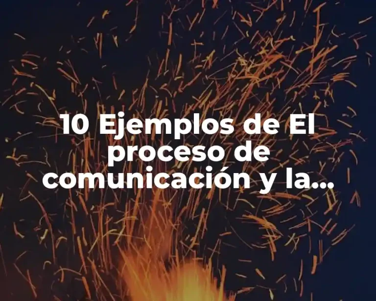 10 Ejemplos de El proceso de comunicación y la promoción