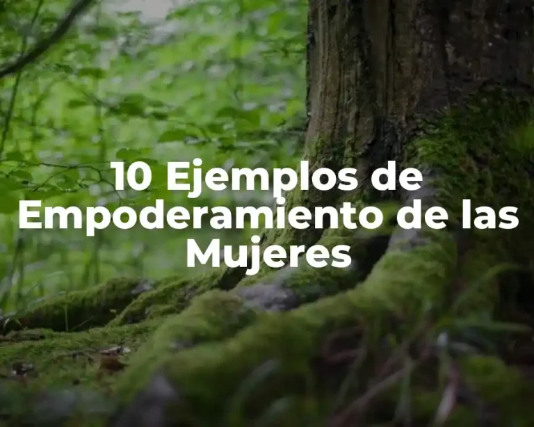 10 Ejemplos de Empoderamiento de las Mujeres