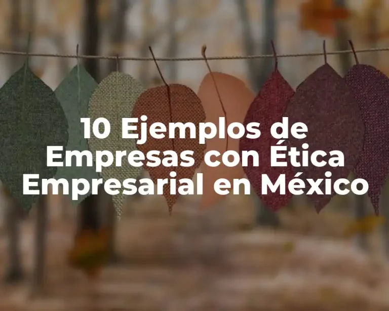 10 Ejemplos de Empresas con Ética Empresarial en México