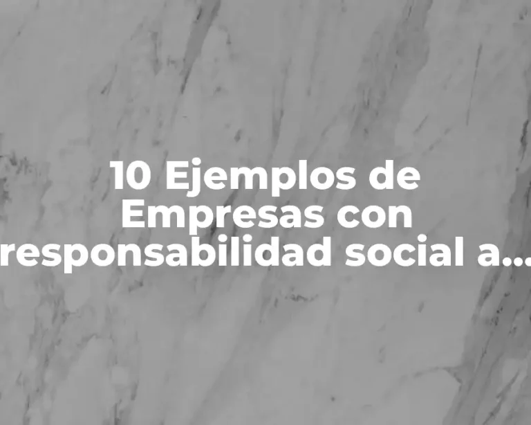 10 Ejemplos de Empresas con responsabilidad social a nivel regional