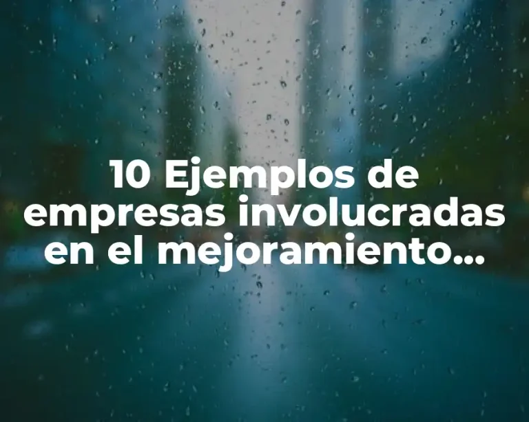 10 Ejemplos de empresas involucradas en el mejoramiento continuo opex