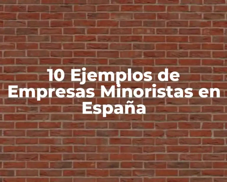 10 Ejemplos de Empresas Minoristas en España