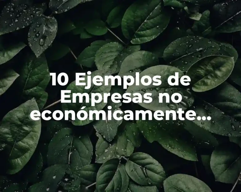 10 Ejemplos de Empresas no económicamente sustentables en México