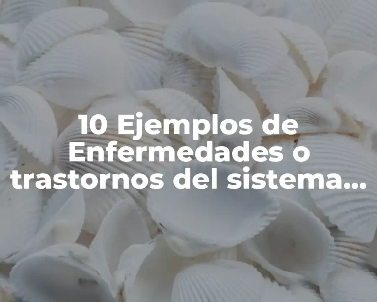 10 Ejemplos de Enfermedades o trastornos del sistema respiratorio