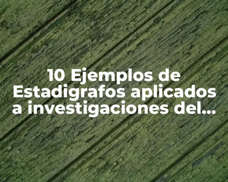 10 Ejemplos de Estadigrafos aplicados a investigaciones del ámbito educativo