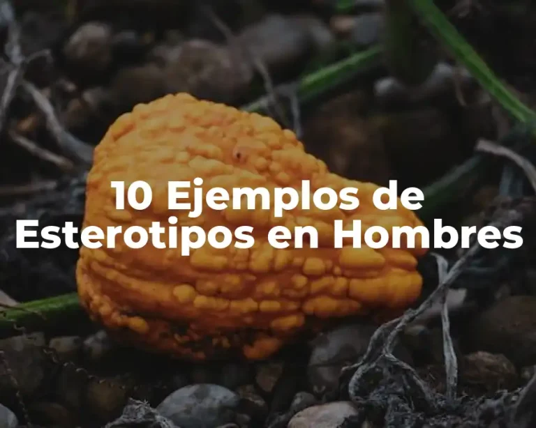 10 Ejemplos de Esterotipos en Hombres