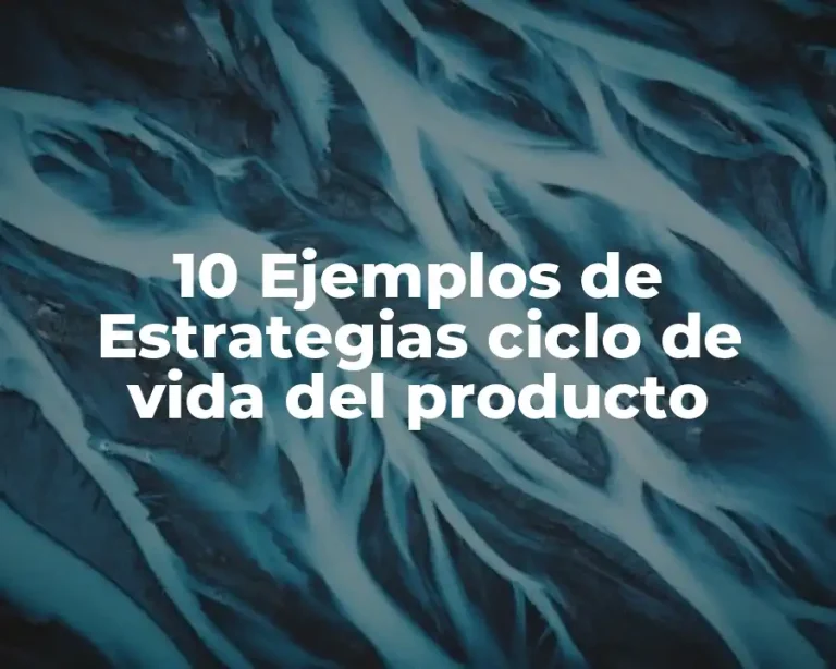 10 Ejemplos de Estrategias ciclo de vida del producto