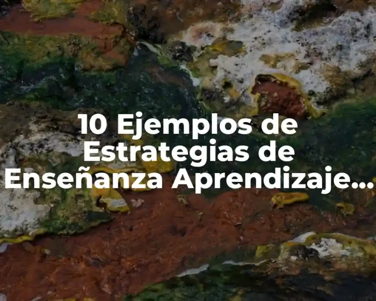 10 Ejemplos de Estrategias de Enseñanza Aprendizaje para Primaria