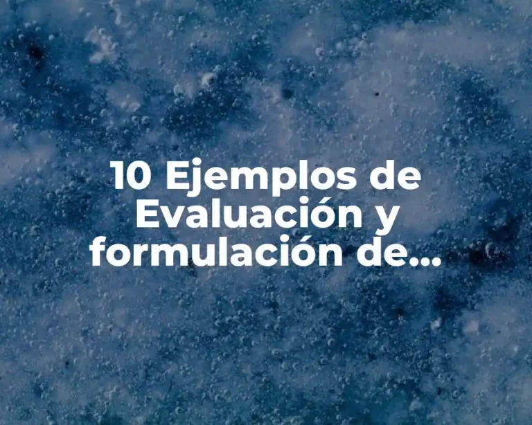 10 Ejemplos de Evaluación y formulación de proyectos lavandería
