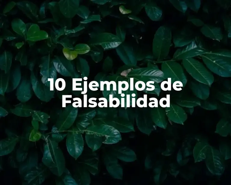 10 Ejemplos de Falsabilidad