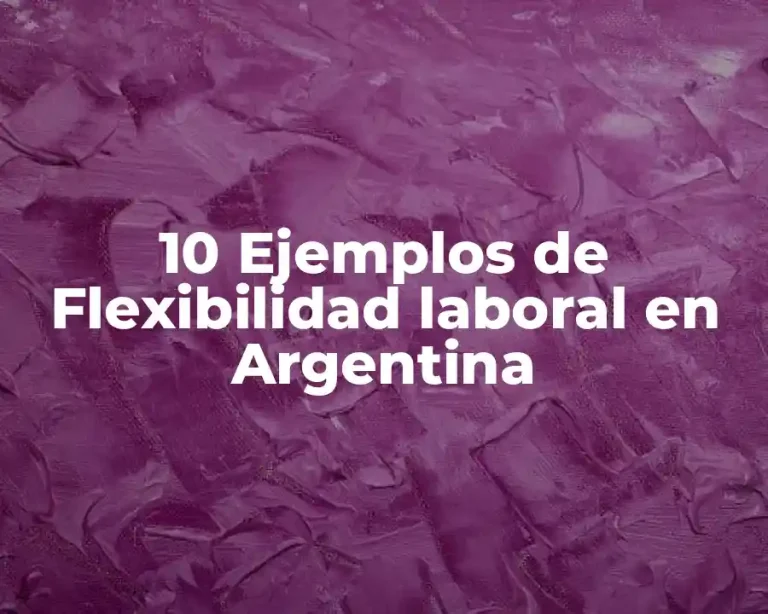 10 Ejemplos de Flexibilidad laboral en Argentina