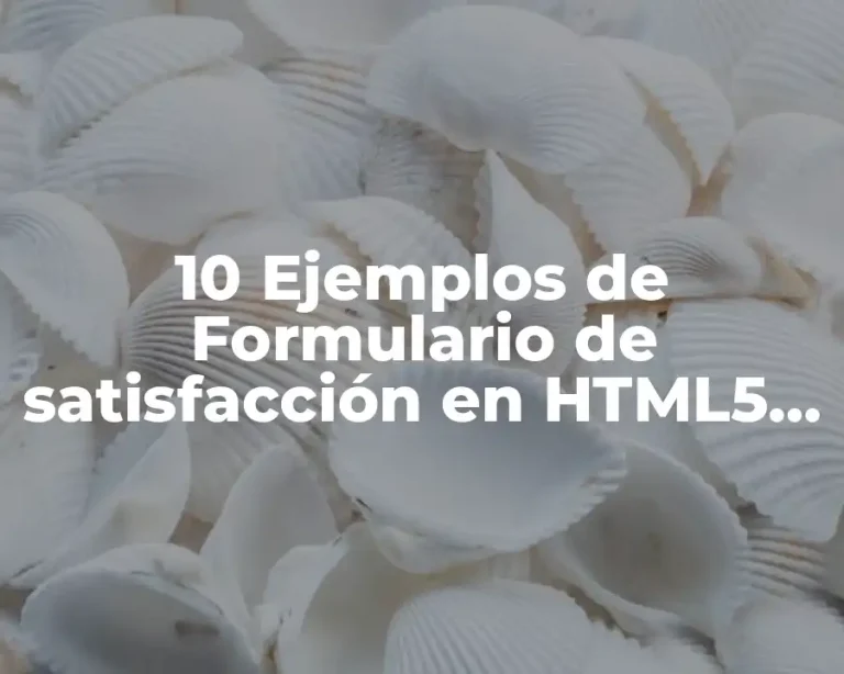 10 Ejemplos de Formulario de satisfacción en HTML5, CSS3 y PHP