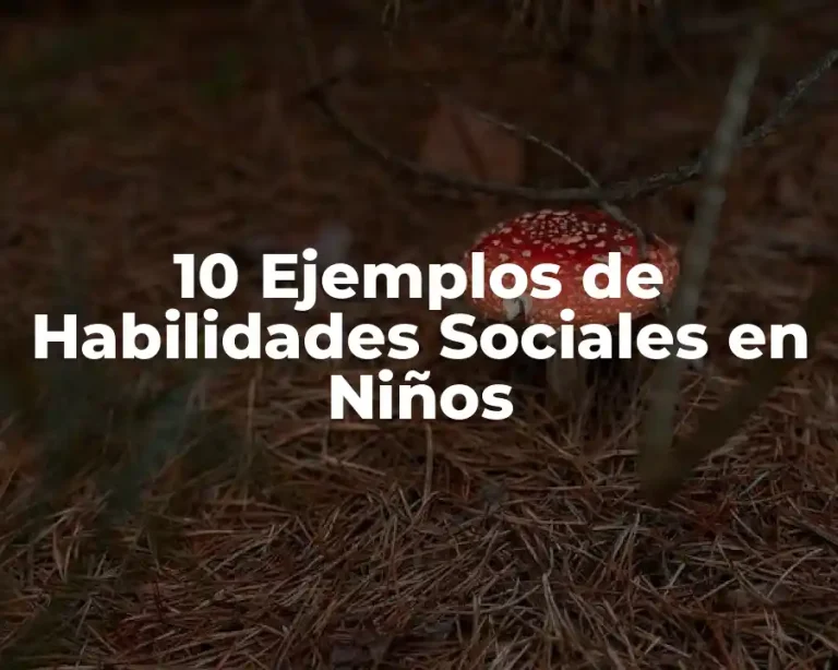 10 Ejemplos de Habilidades Sociales en Niños